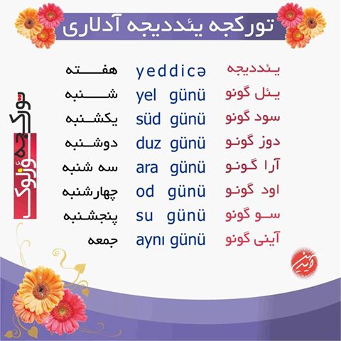 روزهای هفته